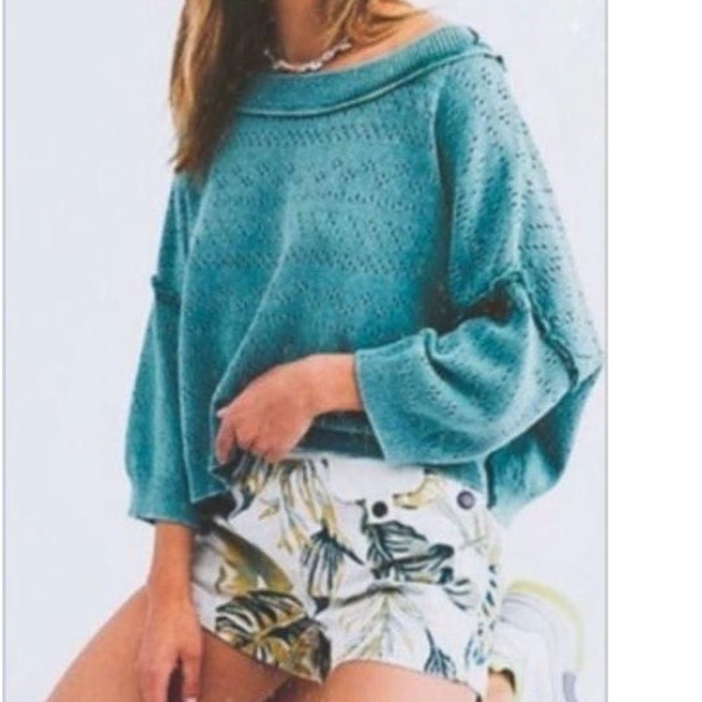 NWT Free People Sand Castle Pullover